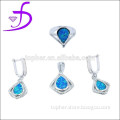 925 sterling silver hot sale gemstone jewelry set